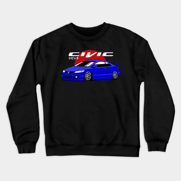 Civic SI JDM Cars Crewneck Sweatshirt by Turbo29